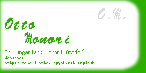 otto monori business card